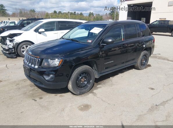 1C4NJDBB5HD105792 2017 JEEP COMPASS Black Vista tres cuartos delantera izquierda