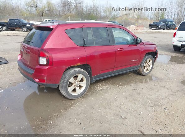1C4NJDBB5HD106893 2017 JEEP COMPASS Бордовый Задняя правая четверть