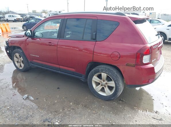 1C4NJDBB5HD106893 2017 JEEP COMPASS Бордовый Задняя левая четверть