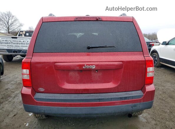 1C4NJPBA3GD636738 2016 JEEP PATRIOT Maroon Հետևի տեսք