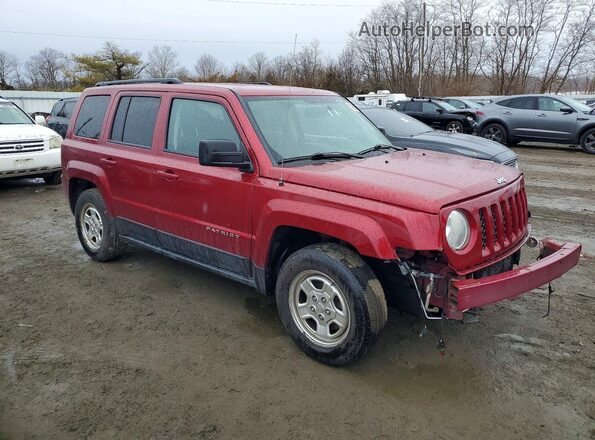 1C4NJPBA3GD636738 2016 JEEP PATRIOT Maroon Առջևի աջ