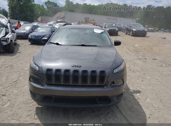 1C4PJLAB0HW514677 2017 JEEP CHEROKEE Серый Вид щитка приборов