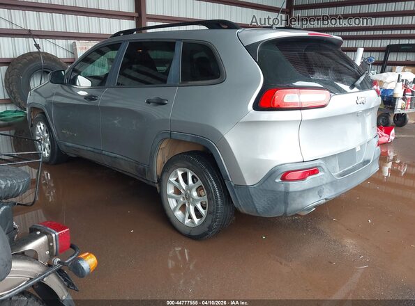 1C4PJLAB2GW143892 2016 JEEP CHEROKEE Серый Задняя левая четверть