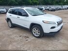 2016 Jeep Cherokee Sport White vin: 1C4PJLAB6GW284299