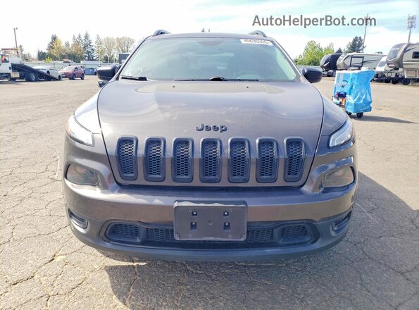 1C4PJLAB7HW586069 2017 JEEP CHEROKEE Gray Вид спереду