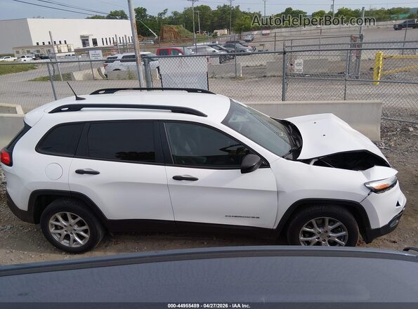 1C4PJLAB8HW661345 2017 JEEP CHEROKEE White სალონის 360-გრადუსიანი ხედი