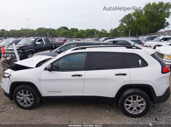 1C4PJLAB8HW661345 2017 JEEP CHEROKEE White 