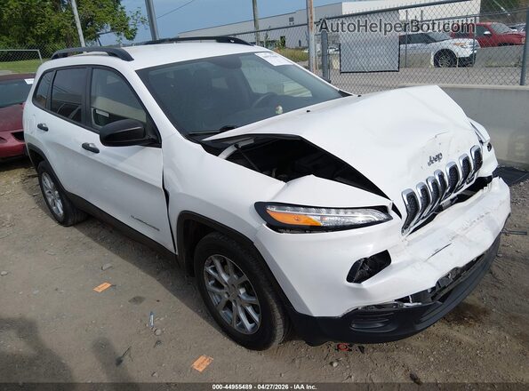 1C4PJLAB8HW661345 2017 JEEP CHEROKEE White წინა მარჯვენა