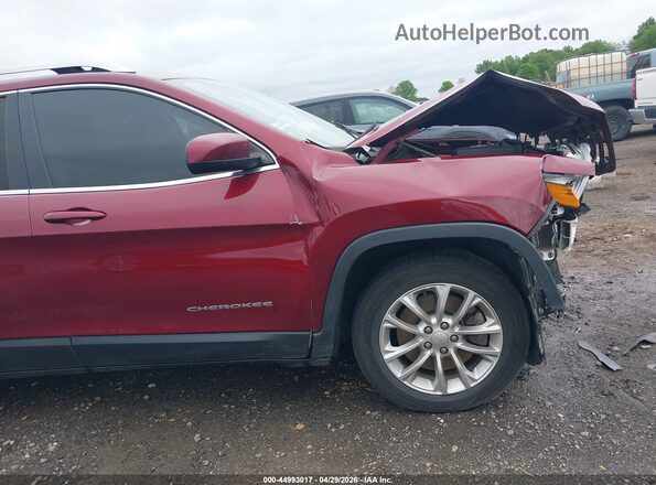 1C4PJLCB1KD340375 2019 JEEP CHEROKEE Maroon 