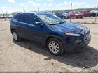 2018 Jeep Cherokee Latitude Fwd Blue vin: 1C4PJLCB2JD595812