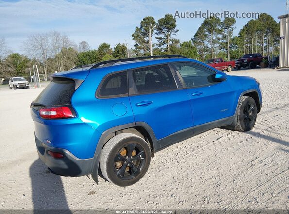 1C4PJLCB8JD595474 2018 JEEP CHEROKEE Blue Tył prawy