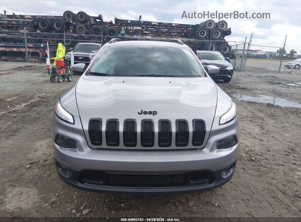 1C4PJLCB8JD620261 2018 JEEP CHEROKEE Silver ხელსაწყოთა პანელის ხედი