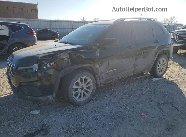 1C4PJLCBXLD555951 2020 JEEP CHEROKEE Черный Передняя левая четверть