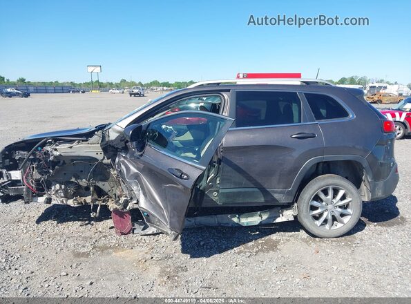 1C4PJLDB3JD568150 2018 JEEP CHEROKEE Gray Widok wnętrza 360 stopni