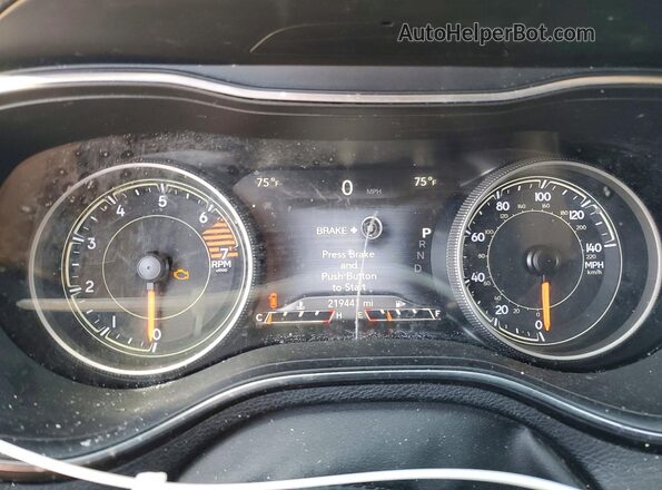 1C4PJLDB3KD302340 2019 JEEP CHEROKEE Черный Вид щитка приборов