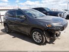 2021 Jeep Cherokee Latitude Plus Fwd Gray vin: 1C4PJLLB1MD140809