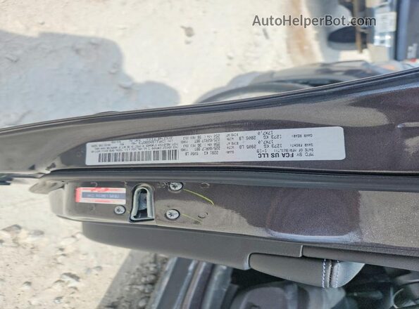 1C4PJLLB2KD383719 2019 JEEP CHEROKEE Gray VIN კოდის სტიკერის ხედი