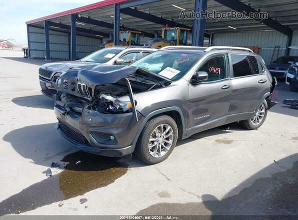 1C4PJLLB3KD420549 2019 JEEP CHEROKEE Gray Vista tres cuartos delantera izquierda