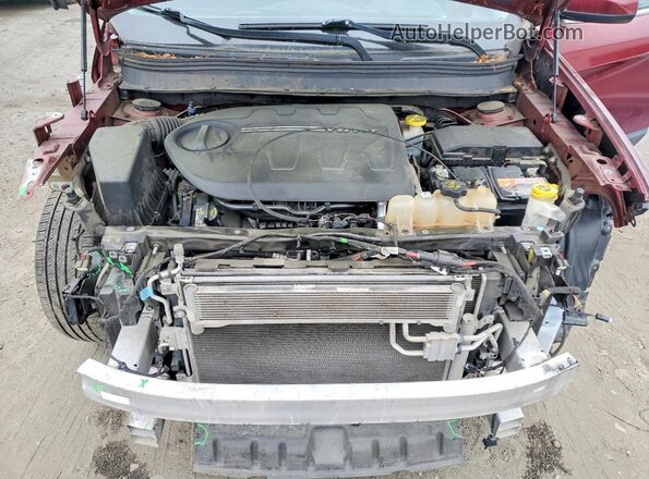 1C4PJLLX2KD206390 2019 JEEP CHEROKEE Бордовый Вид подкапотного пространства