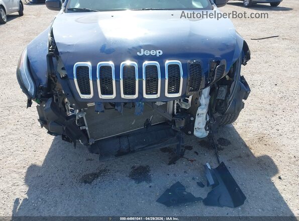 1C4PJLLX9JD580669 2018 JEEP CHEROKEE Синий Вид спереди