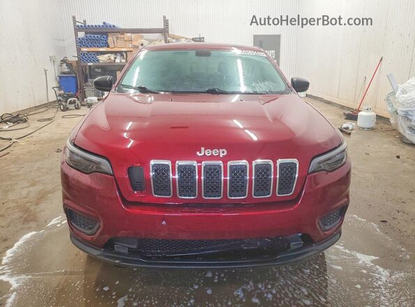 1C4PJMAX6MD109592 2021 JEEP CHEROKEE Red Widok z przodu