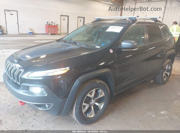 1C4PJMBB7JD567141 2018 JEEP CHEROKEE Черный Передняя левая четверть