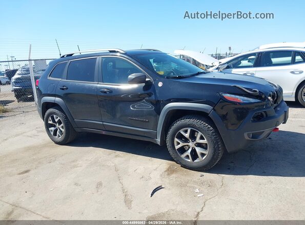 1C4PJMBS4HD221025 2017 JEEP CHEROKEE Черный Вид задней части салона
