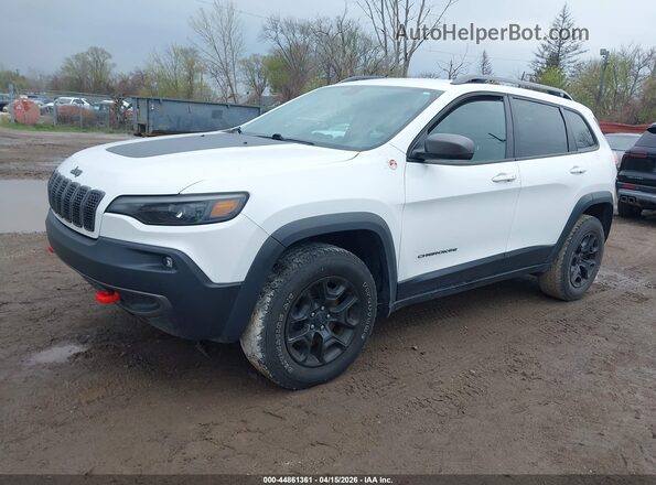 1C4PJMBX2KD390995 2019 JEEP CHEROKEE Белый Передняя левая четверть