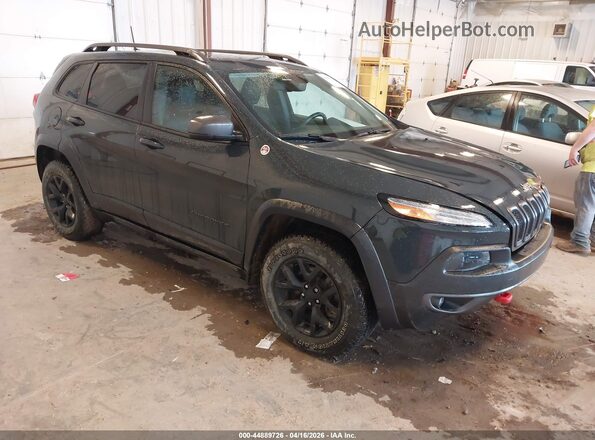 1C4PJMBX6JD579809 2018 JEEP CHEROKEE Серый Передняя правая четверть