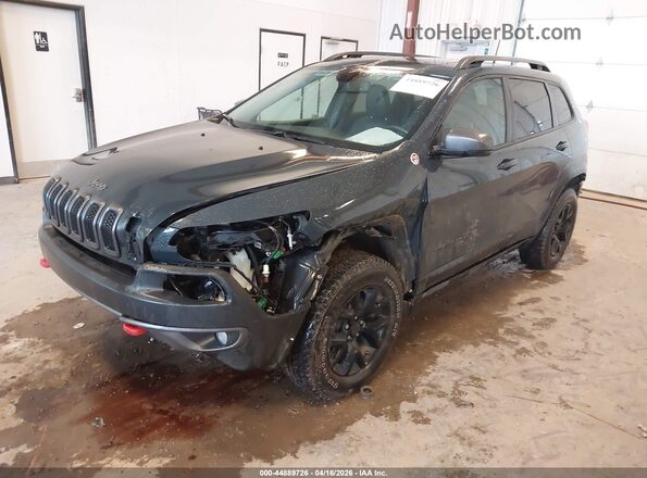 1C4PJMBX6JD579809 2018 JEEP CHEROKEE Серый Передняя левая четверть