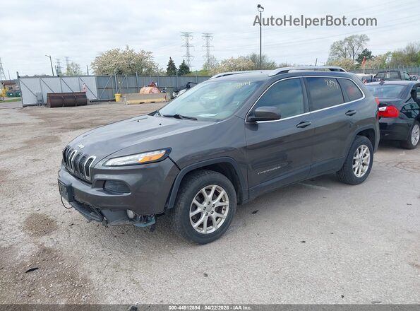 1C4PJMCS2GW259757 2016 JEEP CHEROKEE Серый Передняя левая четверть