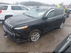 2017 Jeep Cherokee Latitude 4x4 Black vin: 1C4PJMCS2HW648237