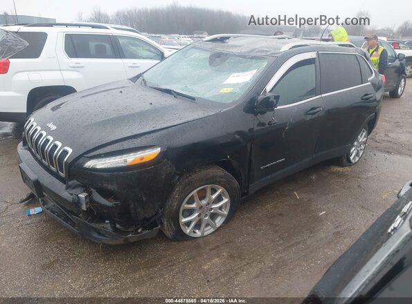 1C4PJMCS2HW648237 2017 JEEP CHEROKEE Black წინა მარცხენა ხედი სამი მეოთხედიდან