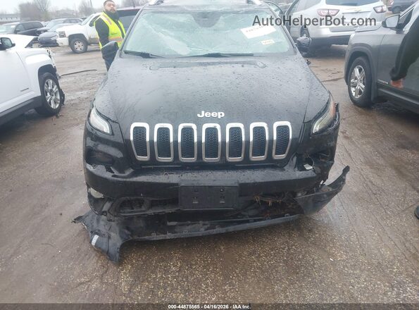 1C4PJMCS2HW648237 2017 JEEP CHEROKEE Black უკანა სალონის ხედი