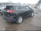2017 Jeep Cherokee Latitude 4x4 Black vin: 1C4PJMCS2HW648237