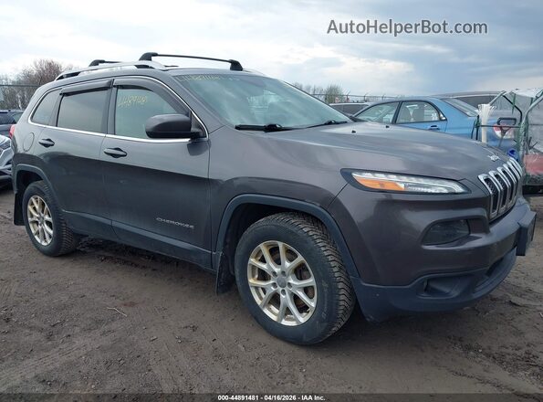 1C4PJMCS5HW547340 2017 JEEP CHEROKEE Серый Передняя правая четверть
