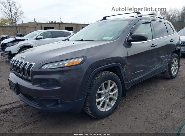 1C4PJMCS5HW547340 2017 JEEP CHEROKEE Серый Передняя левая четверть