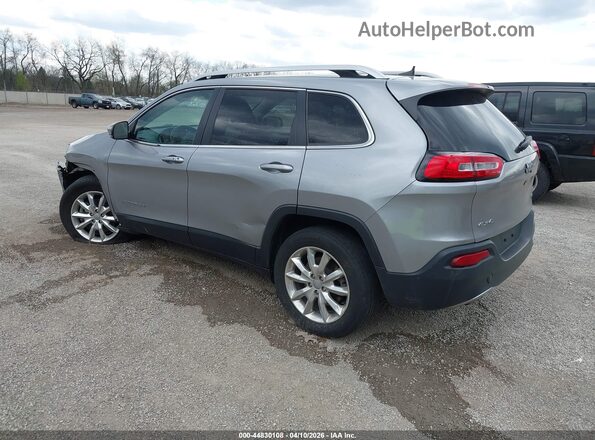 1C4PJMDB1GW170227 2016 JEEP CHEROKEE Серебряный Задняя левая четверть