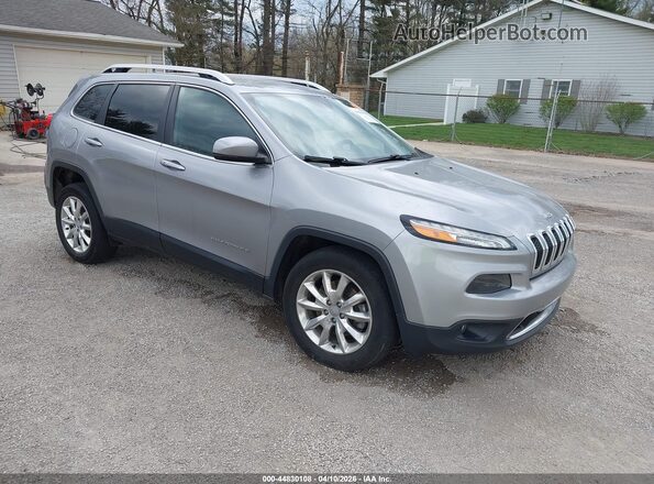 1C4PJMDB1GW170227 2016 JEEP CHEROKEE Серебряный Передняя правая четверть