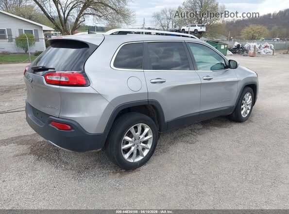 1C4PJMDB1GW170227 2016 JEEP CHEROKEE Серебряный Задняя правая четверть