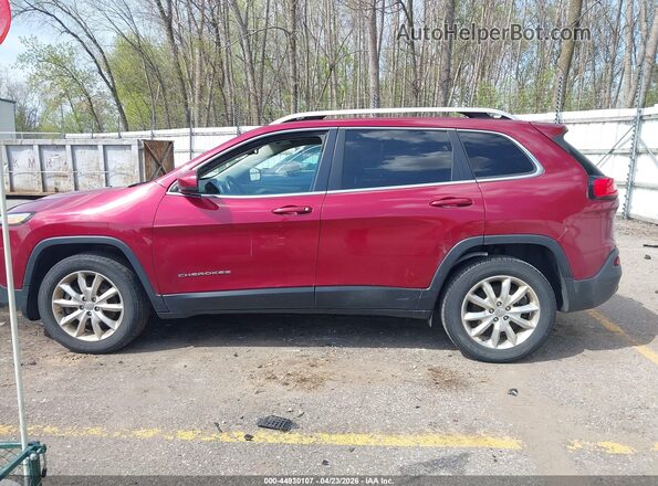 1C4PJMDB3HW563096 2017 JEEP CHEROKEE Красный Панорамный вид салона 360°