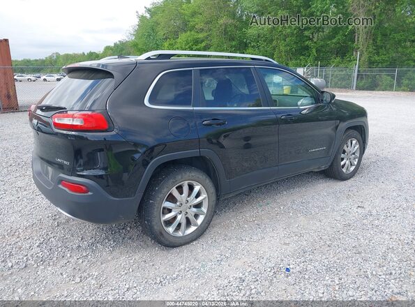 1C4PJMDB4HW606375 2017 JEEP CHEROKEE Black Tył prawy