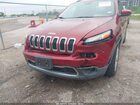 2016 Jeep Cherokee Limited Бордовый vin: 1C4PJMDB8GW151433