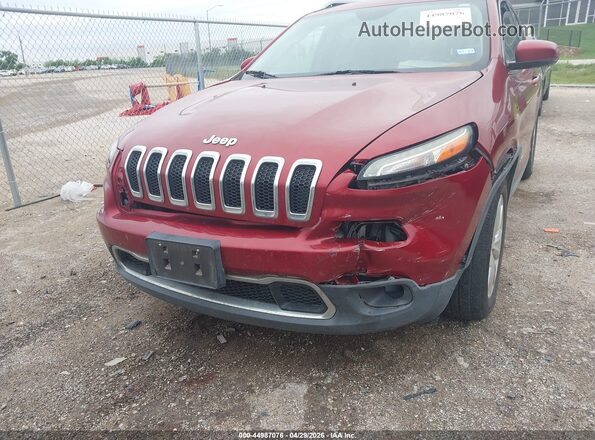 1C4PJMDB8GW151433 2016 JEEP CHEROKEE Бордовый Вид спереди