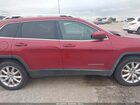 2016 Jeep Cherokee Limited Бордовый vin: 1C4PJMDB8GW151433