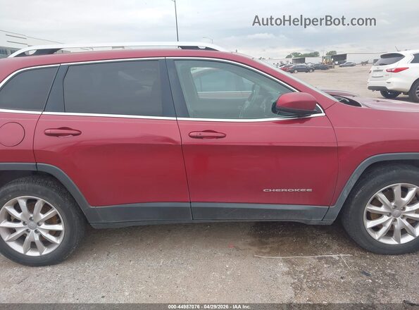 1C4PJMDB8GW151433 2016 JEEP CHEROKEE Бордовый Вид задней части салона