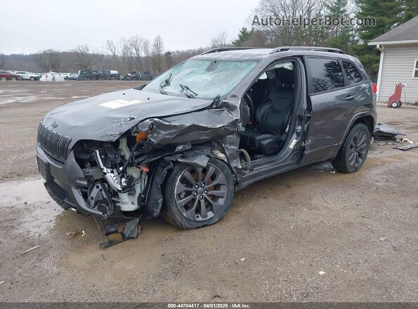 1C4PJMDN8KD334166 2019 JEEP CHEROKEE Серый Передняя левая четверть