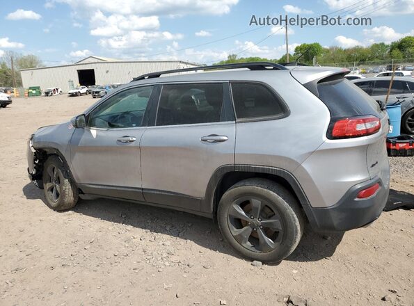 1C4PJMDS4HW636475 2017 JEEP CHEROKEE Серебряный Задняя левая четверть