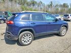 2015 Jeep Cherokee Limited Синий vin: 1C4PJMDS9FW584029