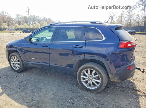 1C4PJMDS9FW584029 2015 JEEP CHEROKEE Синий Задняя левая четверть